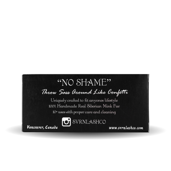 NO SHAME-Siberian 3D Mink Lashes + lash brush - Picture 3 of 5